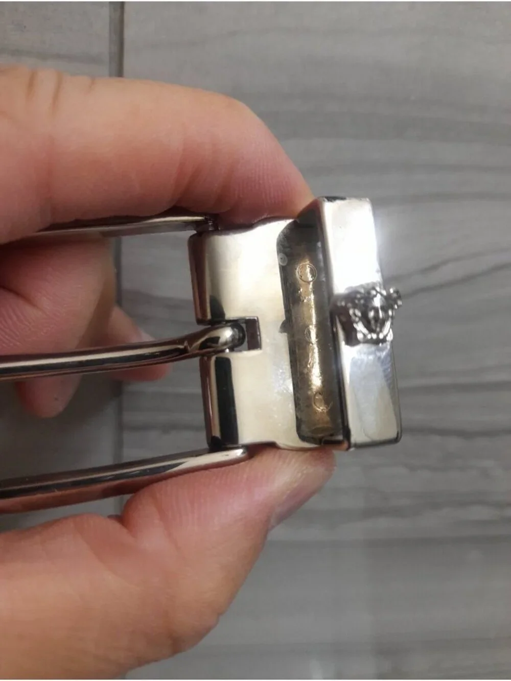 Versace Classic Medusa Belt Buckle Silver